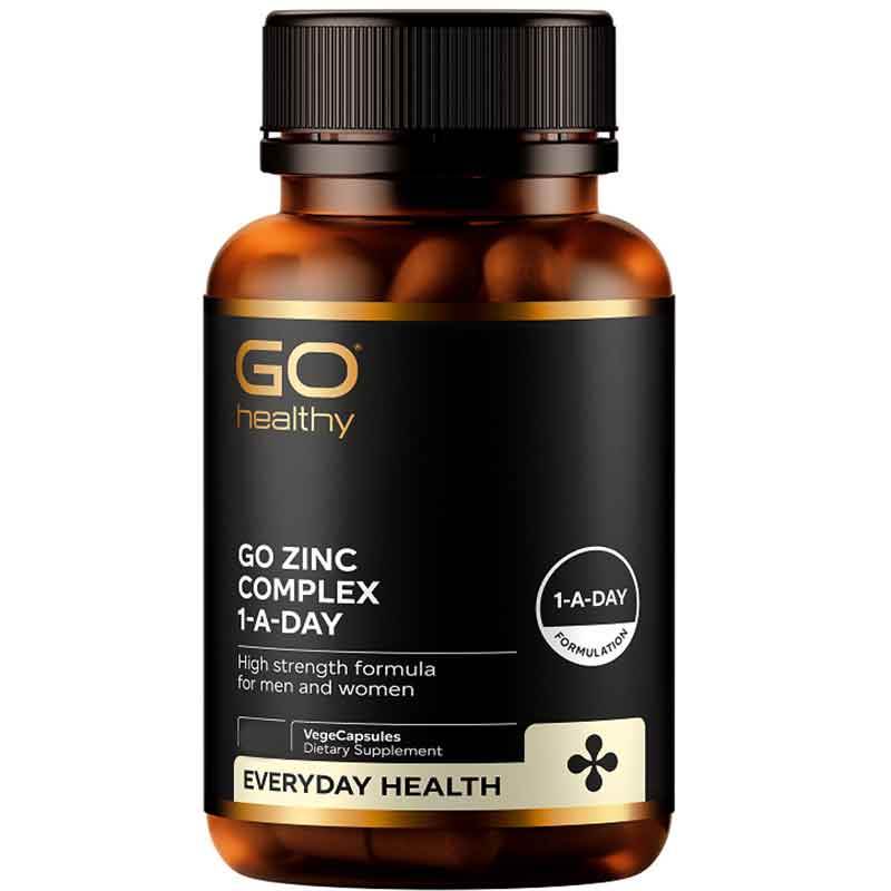 GO Healthy Zinc Complex 60 Capsules - NZ Muscle