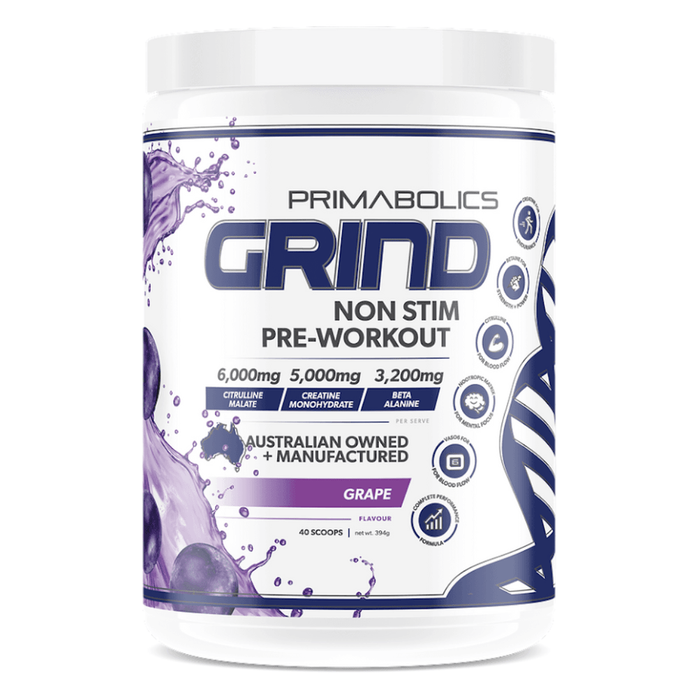 Primabolics Grind Non-Stim Pre Workout - NZ Muscle