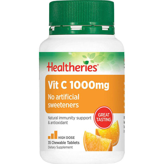 Healtheries Vit C 1000mg Chewable - NZ Muscle
