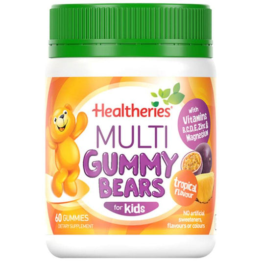 Healtheries Multi Gummy Bears For Kids - NZ Muscle