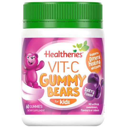 Healtheries Vit-C Gummy Bears For Kids - NZ Muscle