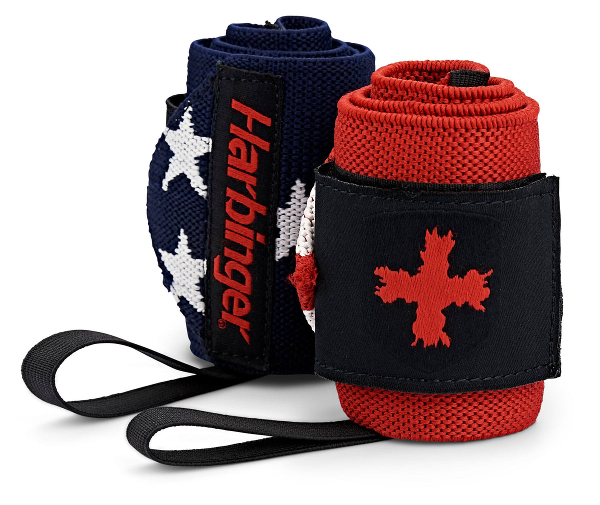Harbinger Red Line Wrist Wraps unrolled