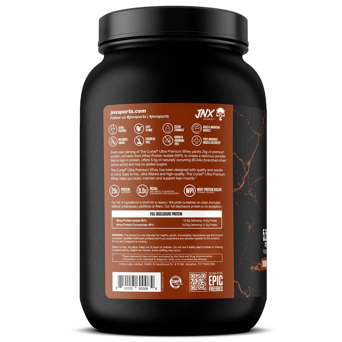 JNX Sports The Curse! Ultra Premium Whey - NZ Muscle