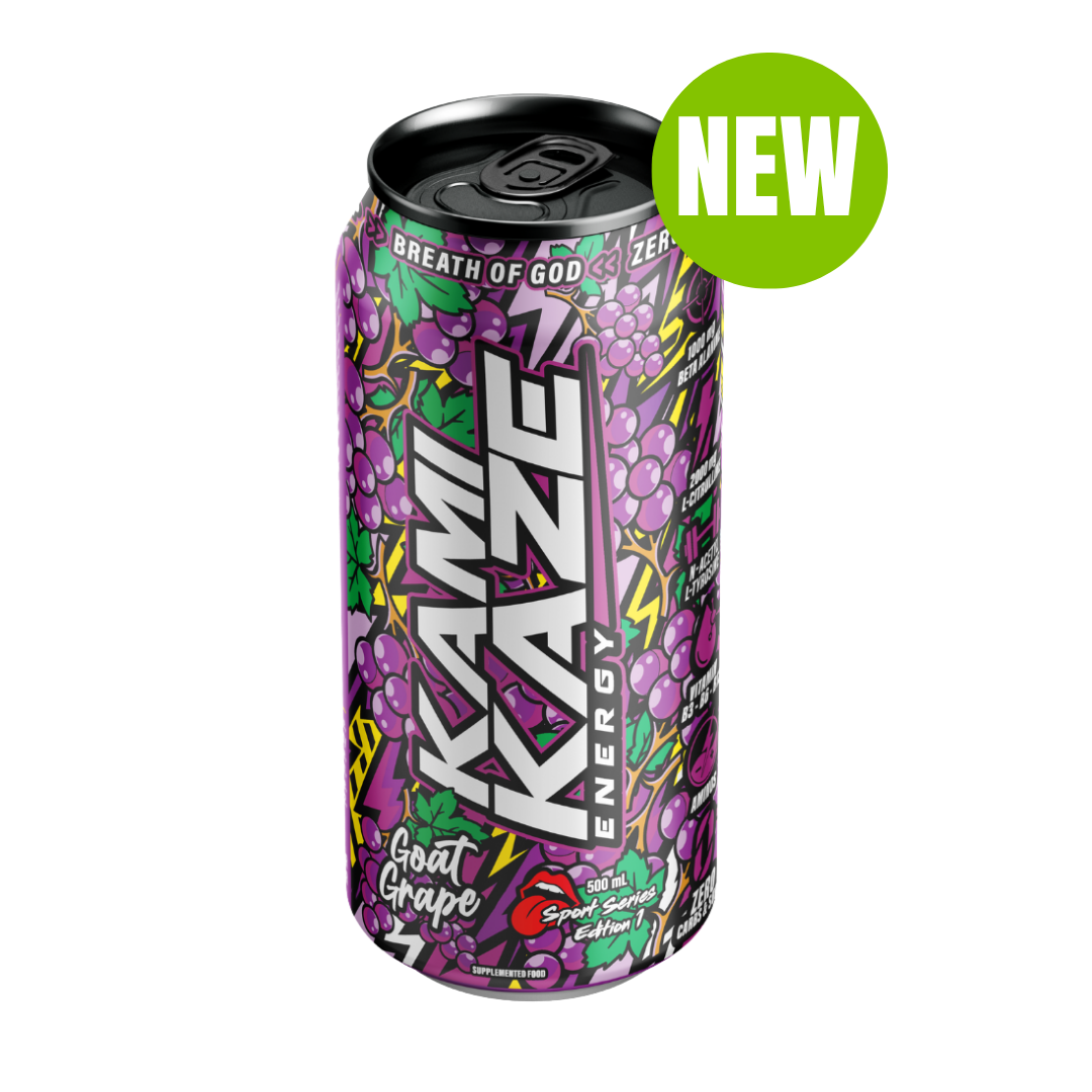 Kamikaze Energy Drink 500ml can - Goat Grape