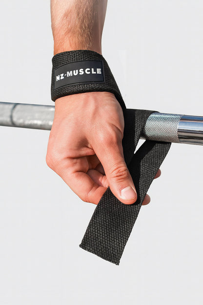 NZ Muscle Cotton Lifting Straps Single Loop