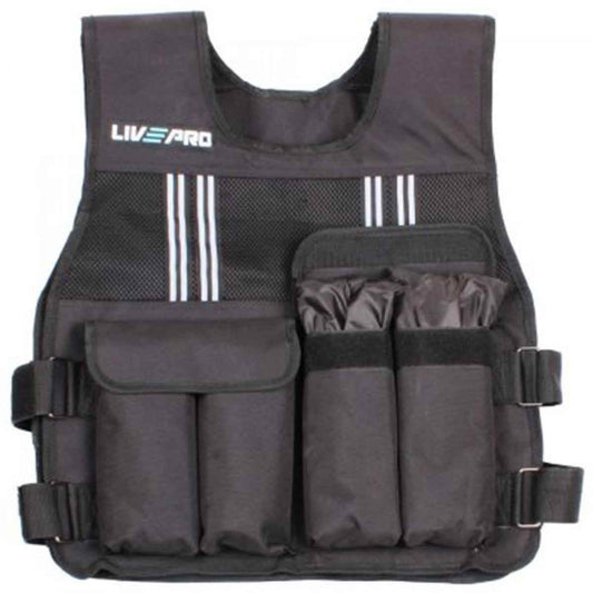 Liveup Sports Weighted Vest 10Kg - NZ Muscle