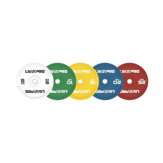 LivePro Coloured Rubber Bumper Plate - NZ Muscle