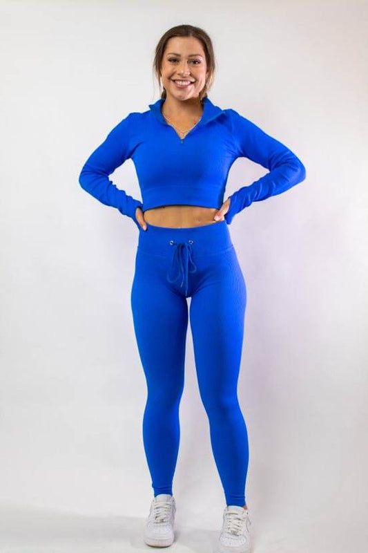 NZ Muscle Active Ribbed Long Sleeve Top - NZ Muscle