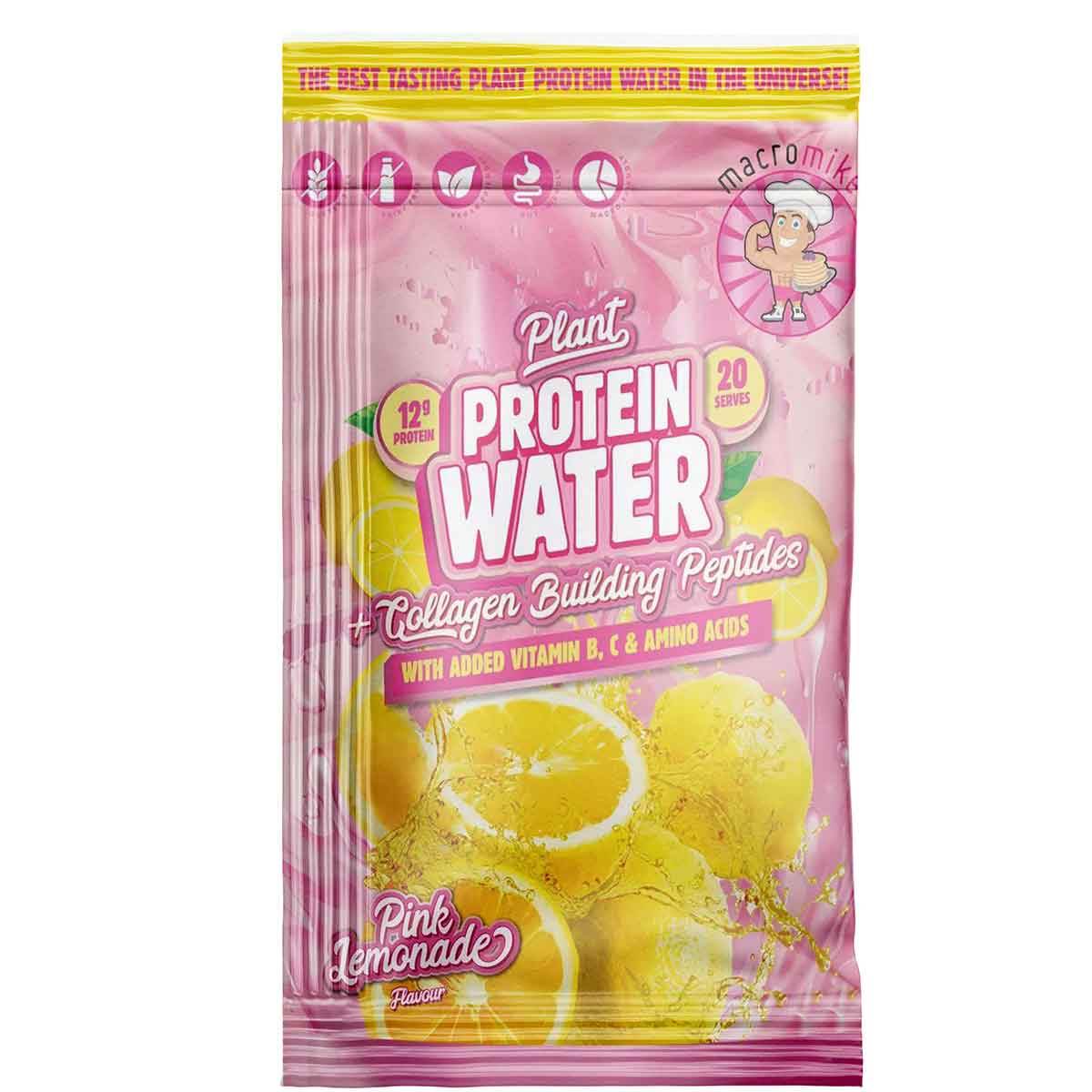 Macro Mike Plant Protein Water Sachet - 1 Serve - NZ Muscle