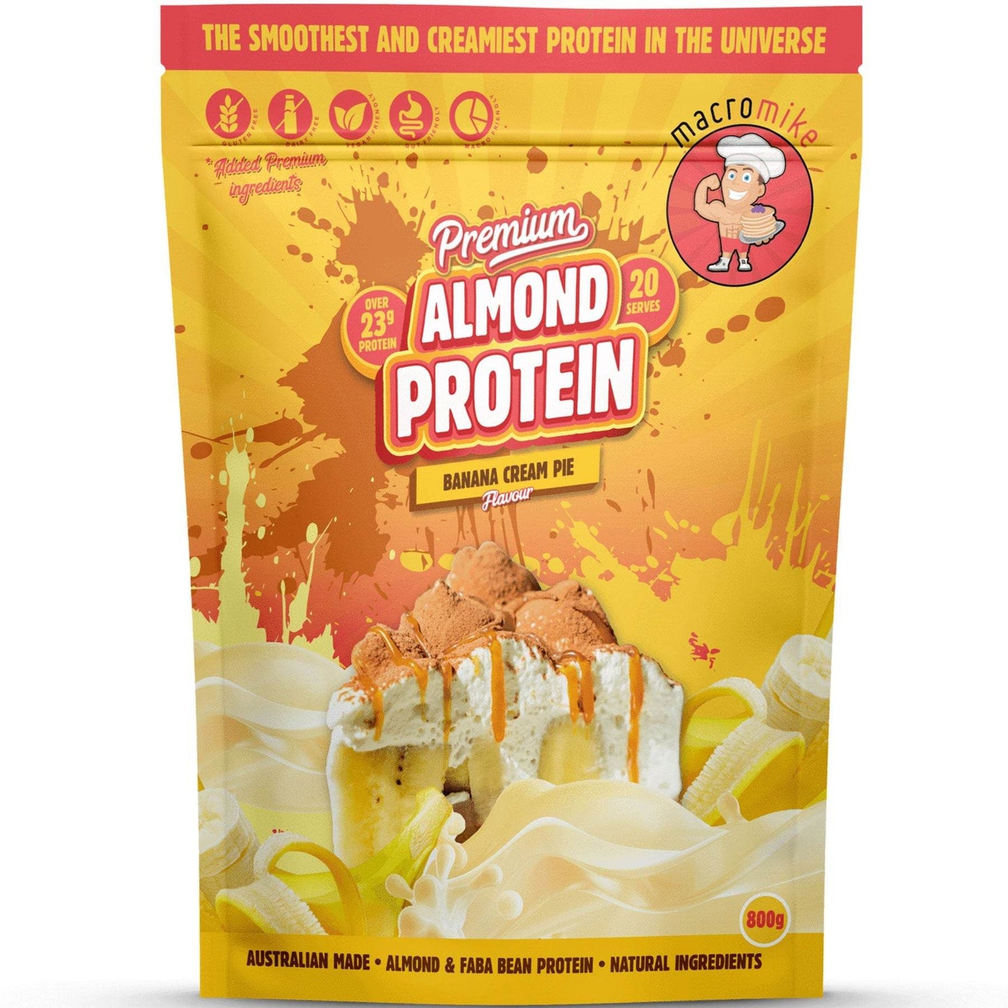 Macro Mike Premium Almond Protein - NZ Muscle