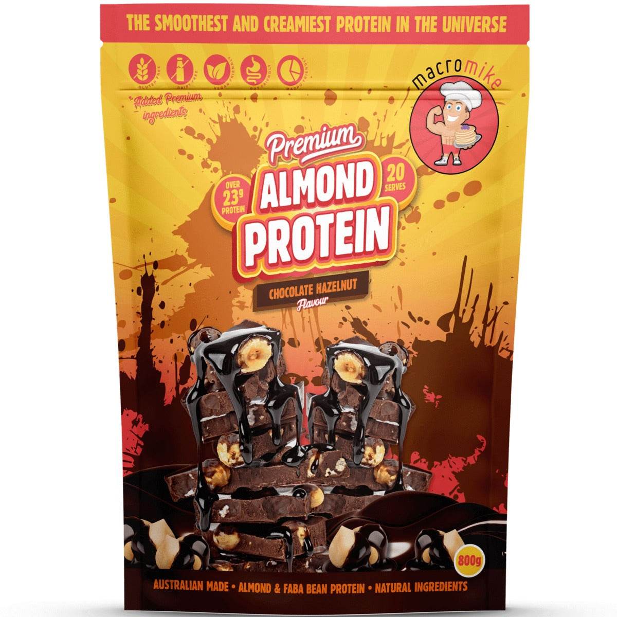 Macro Mike Premium Almond Protein - NZ Muscle