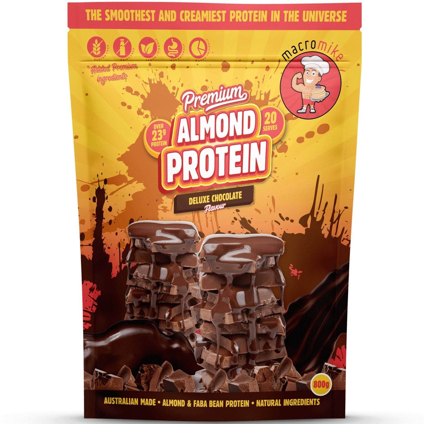 Macro Mike Premium Almond Protein - NZ Muscle