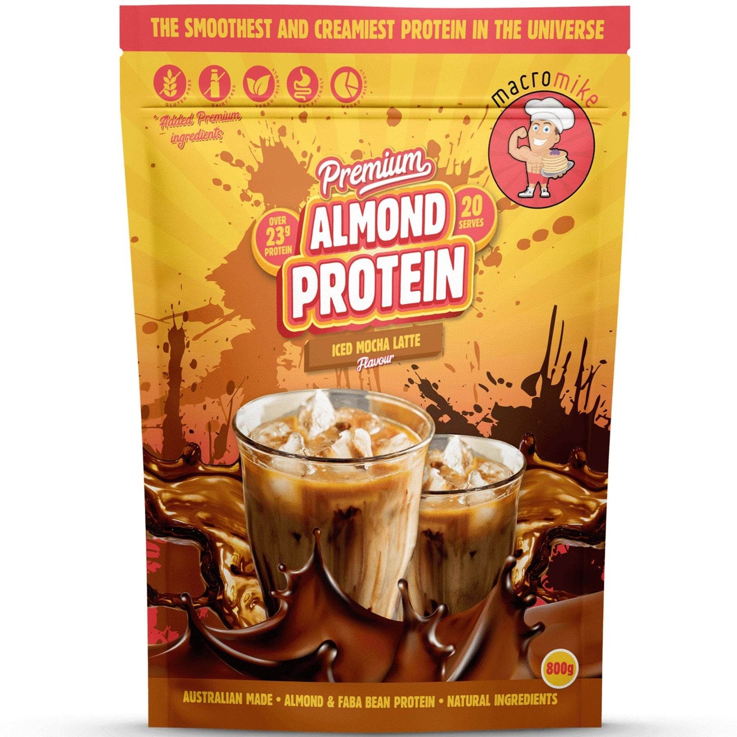 Macro Mike Premium Almond Protein - NZ Muscle