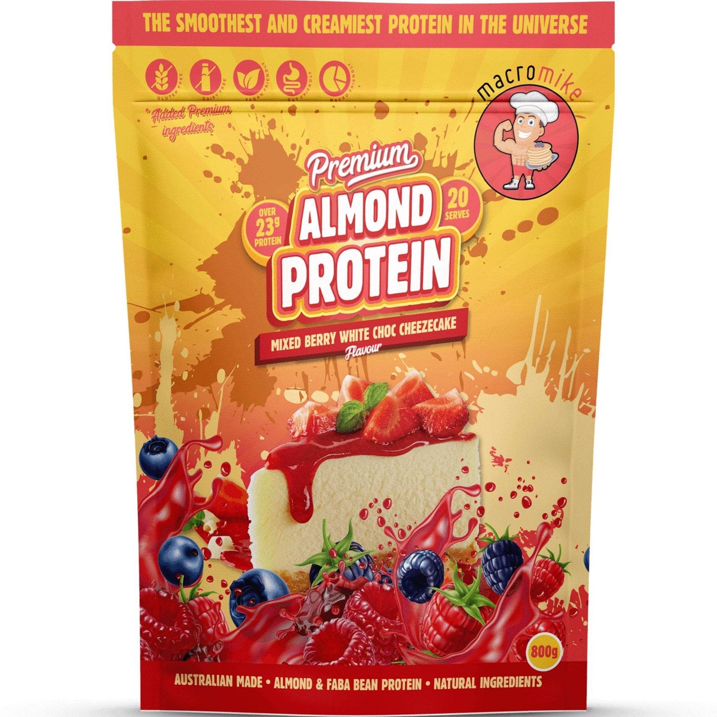 Macro Mike Premium Almond Protein - NZ Muscle