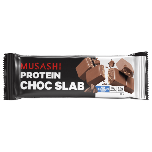Musashi Choc Protein Slab - NZ Muscle