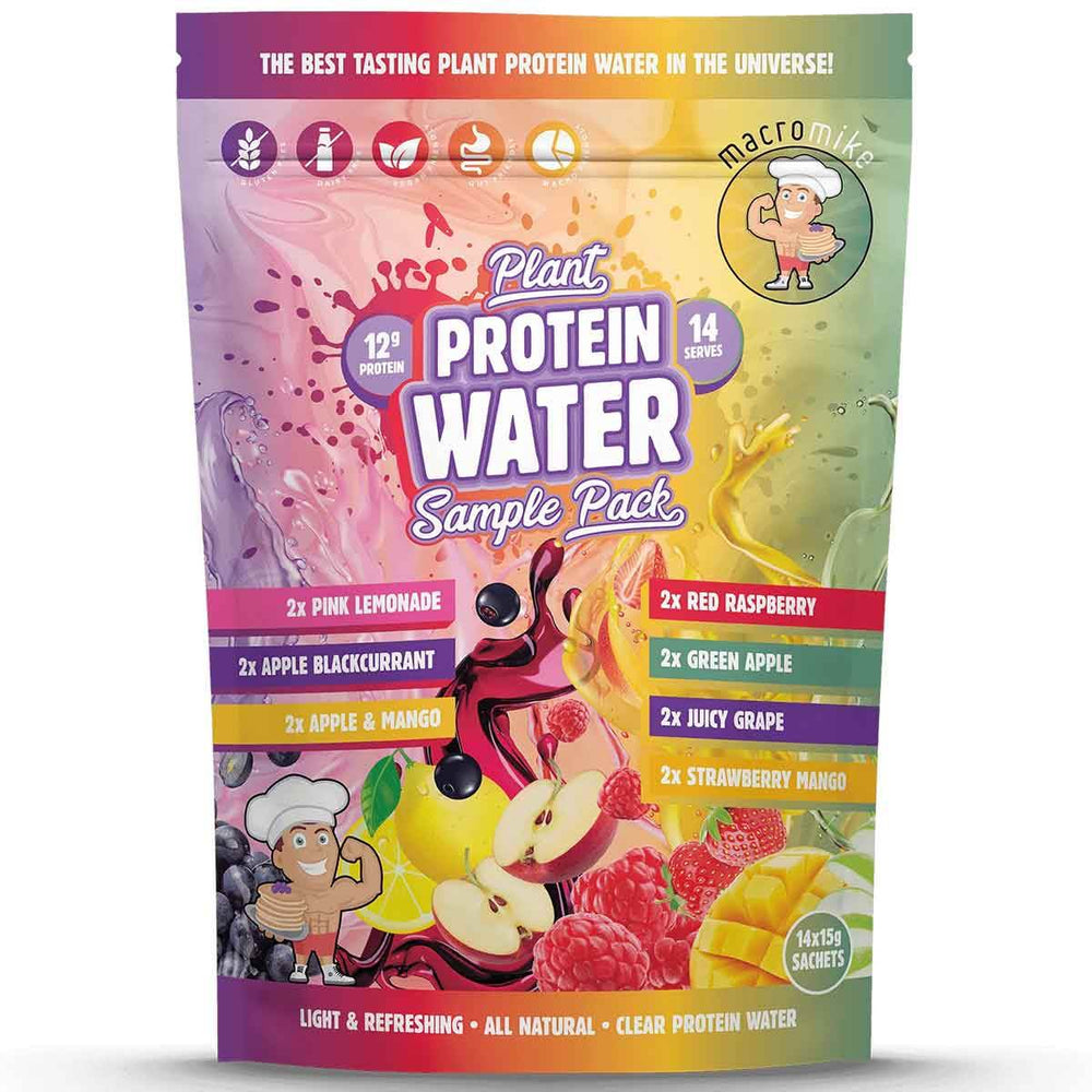 Macro Mike Plant Protein Water Sample Pack - 14 x Sachets - NZ Muscle