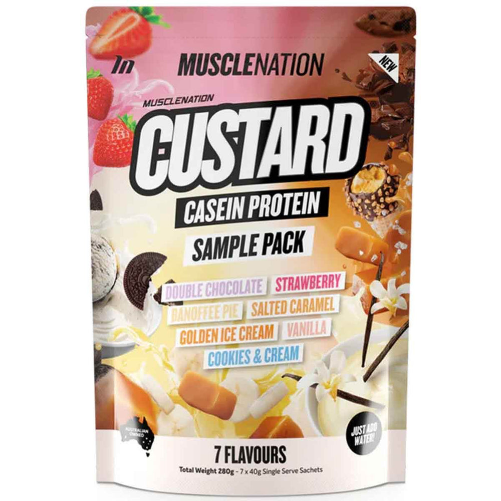 Muscle Nation Custard Sample Pack - NZ Muscle