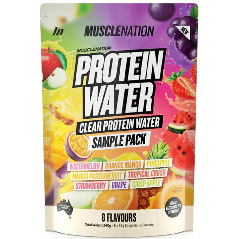 Muscle Nation Protein Water Sample Pack - NZ Muscle
