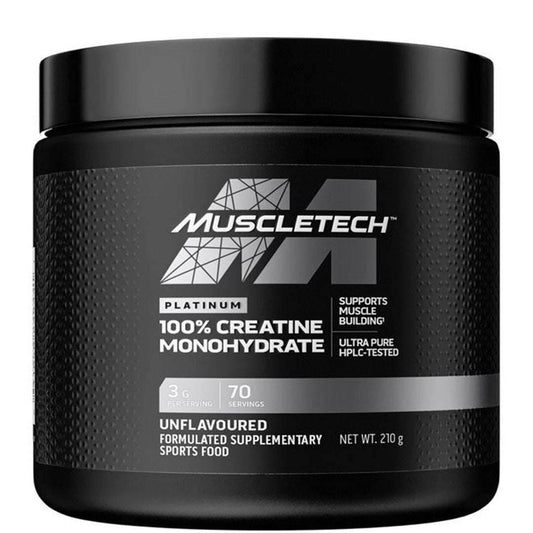 Muscletech Platinum 100% Creatine Monohydrate 210g - NZ Muscle