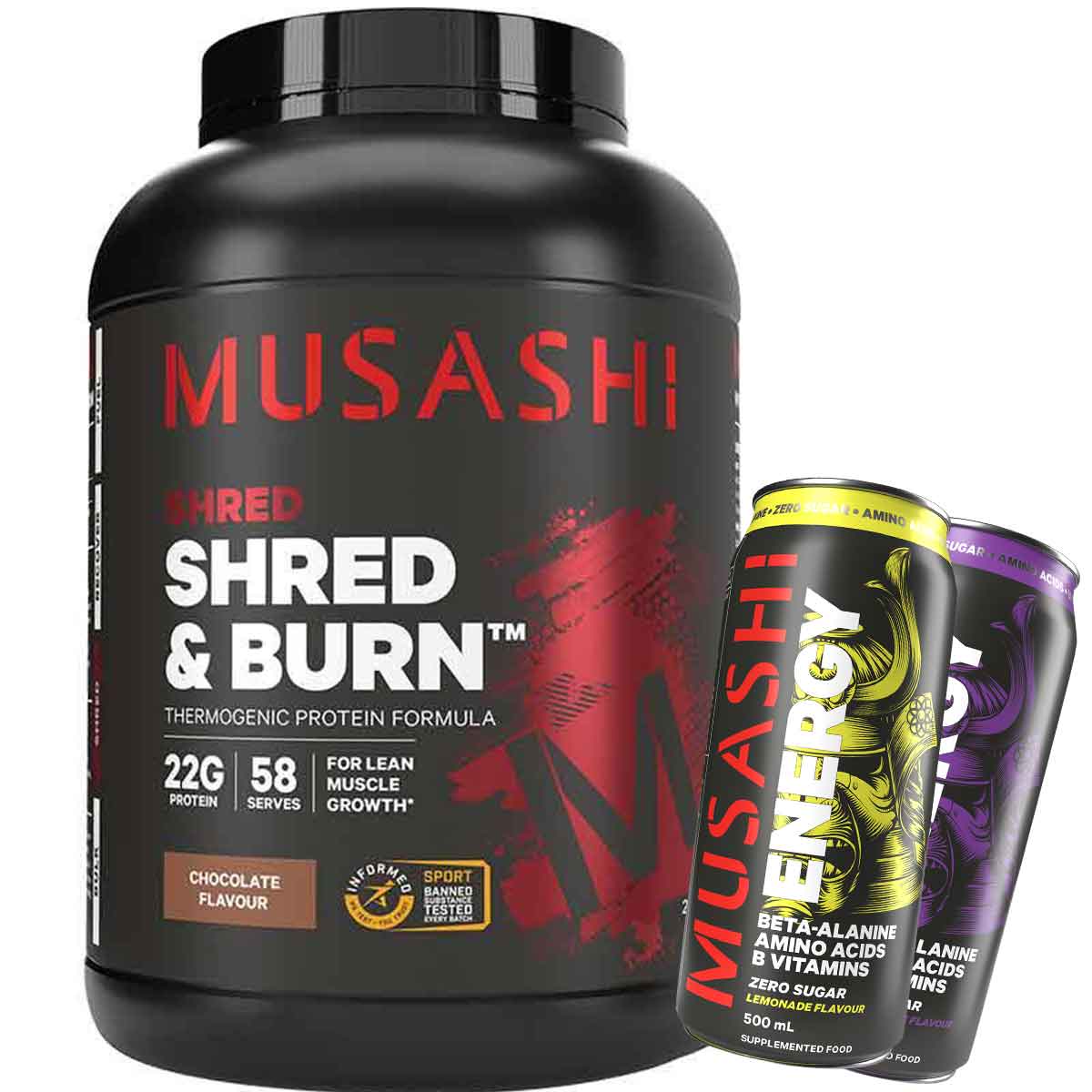 Musashi Shred & Burn Protein