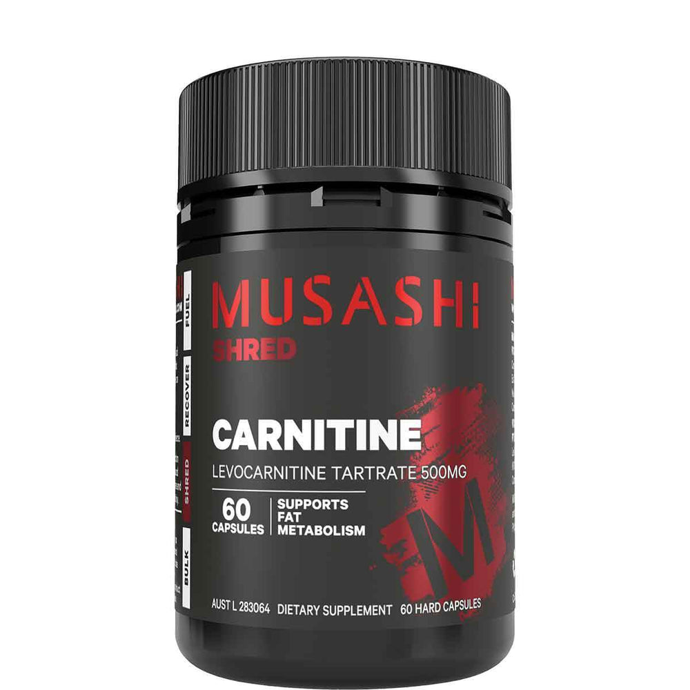 Musashi Carnitine 60 Capsules - NZ Muscle