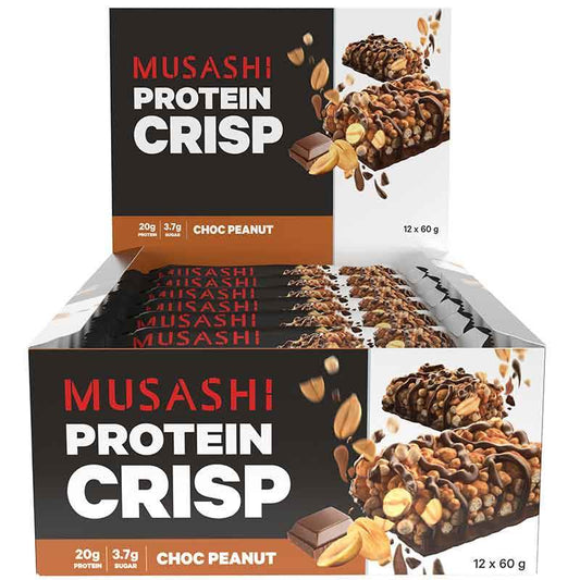 Musashi Protein Crisp Bars - NZ Muscle