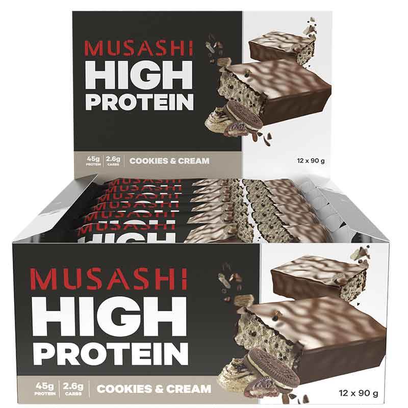 Musashi High Protein Bars - NZ Muscle