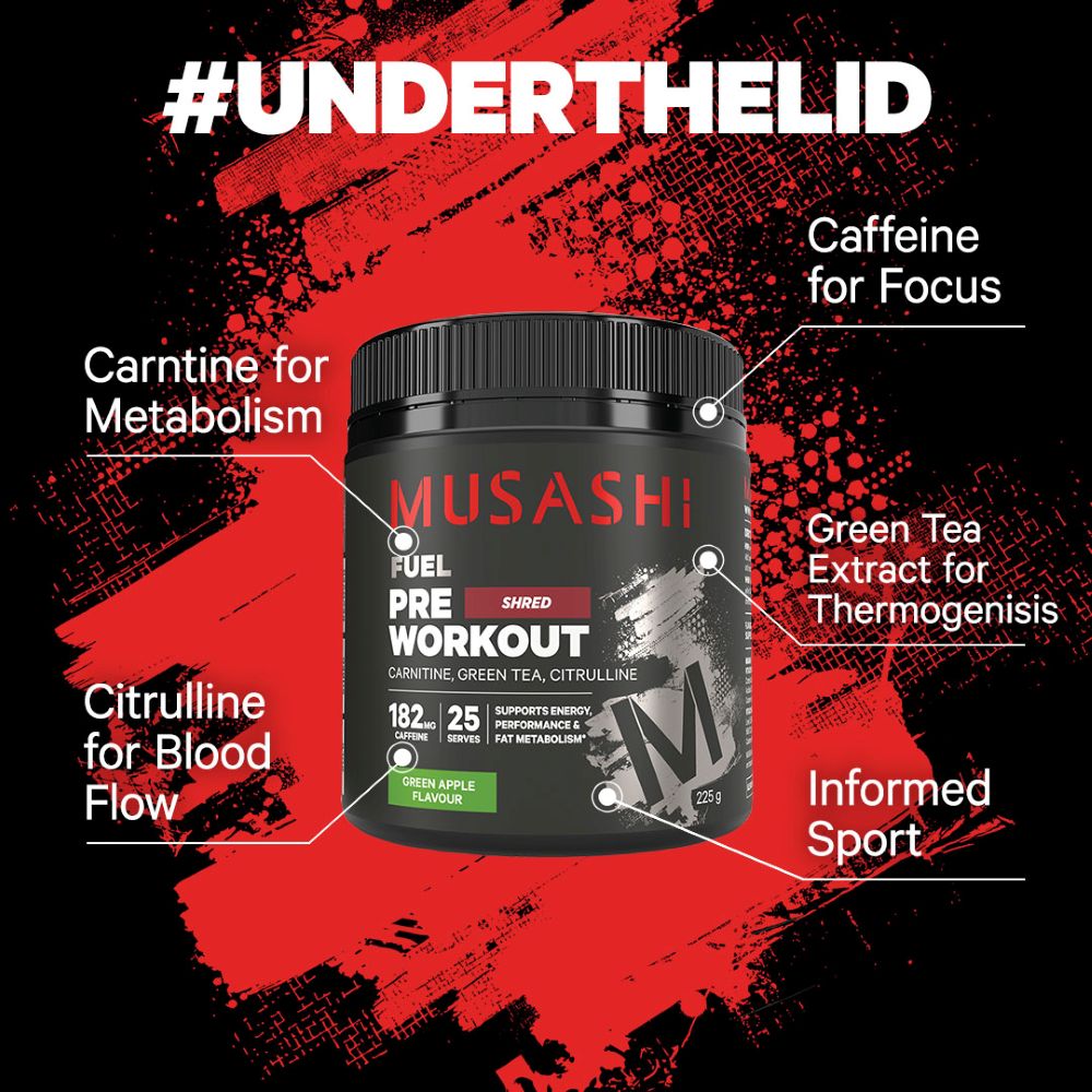 Musashi Pre-Workout Shred