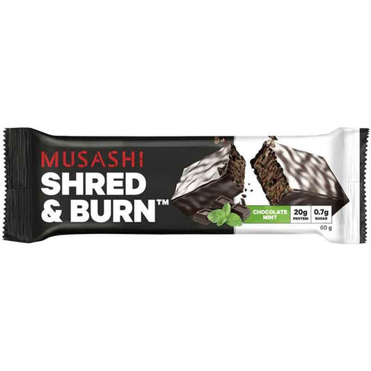 Musashi Shred and Burn Bars - NZ Muscle