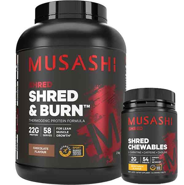 Musashi Shred & Burn Protein