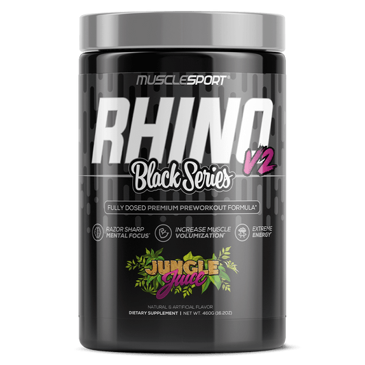 Musclesport Rhino Black Pre-workout - NZ Muscle