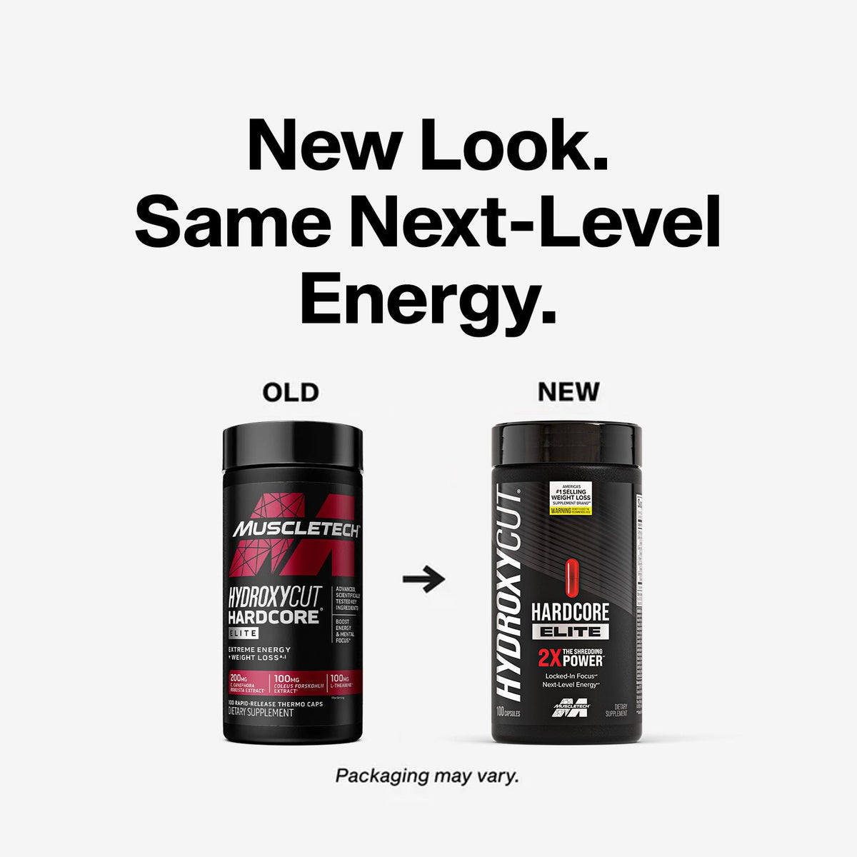 MuscleTech Hydroxycut Hardcore Elite new look