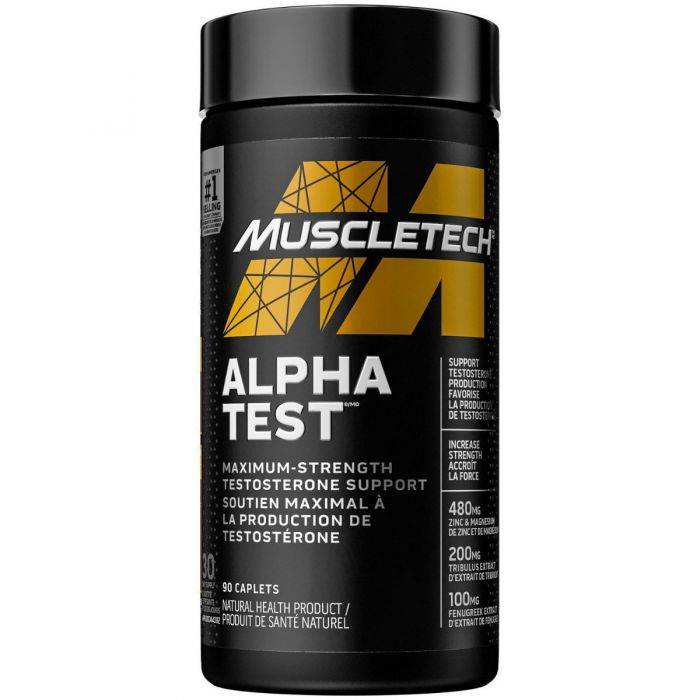 Muscletech AlphaTest 120 Capsules - NZ Muscle