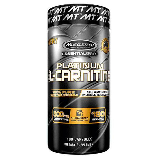 Muscletech Platinum L-Carnitine 180 Capsules - NZ Muscle