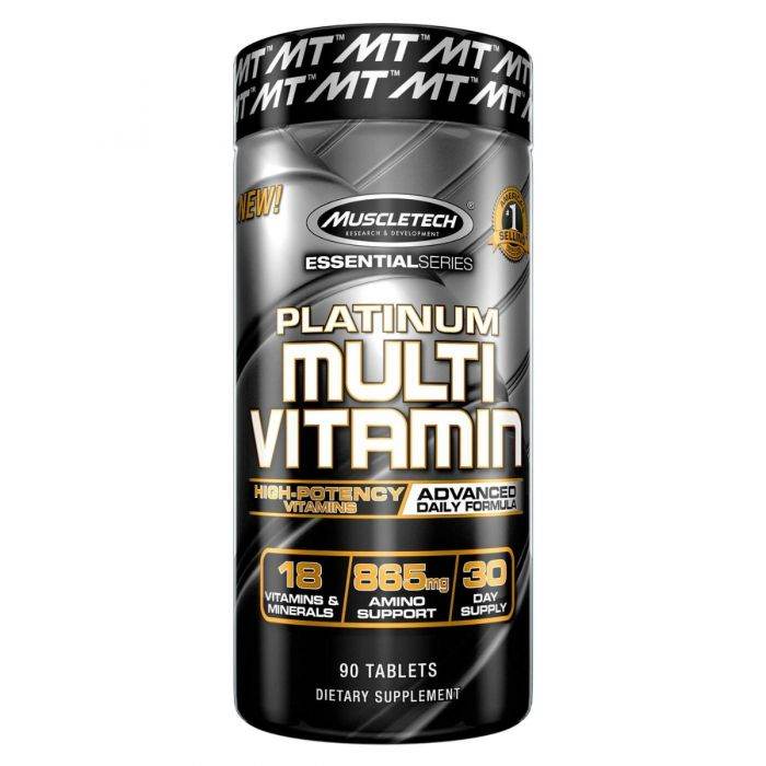MuscleTech Platinum Multi-Vitamin 90 Tablets - NZ Muscle