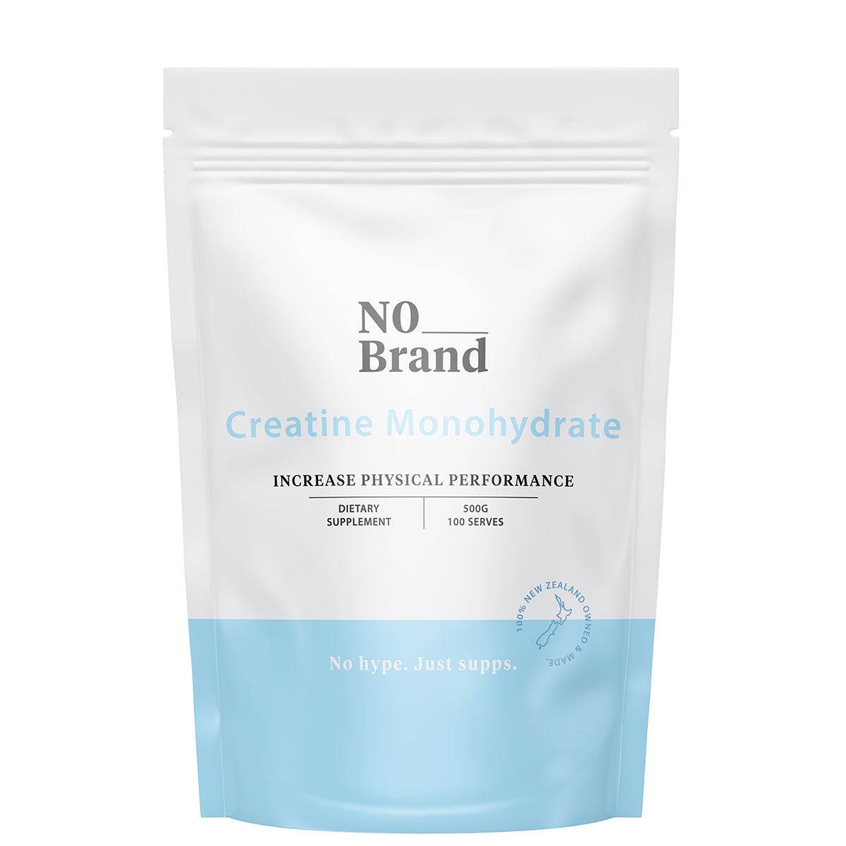 No Brand Creatine Monohydrate Powder - NZ Muscle