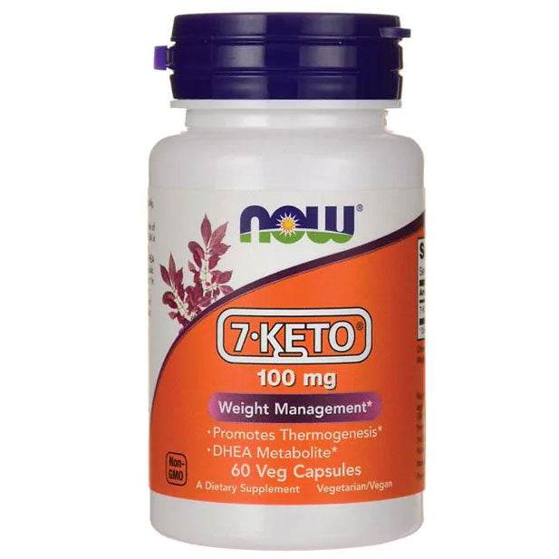 Now Foods 7-Keto 100mg, 60 Capsules - NZ Muscle