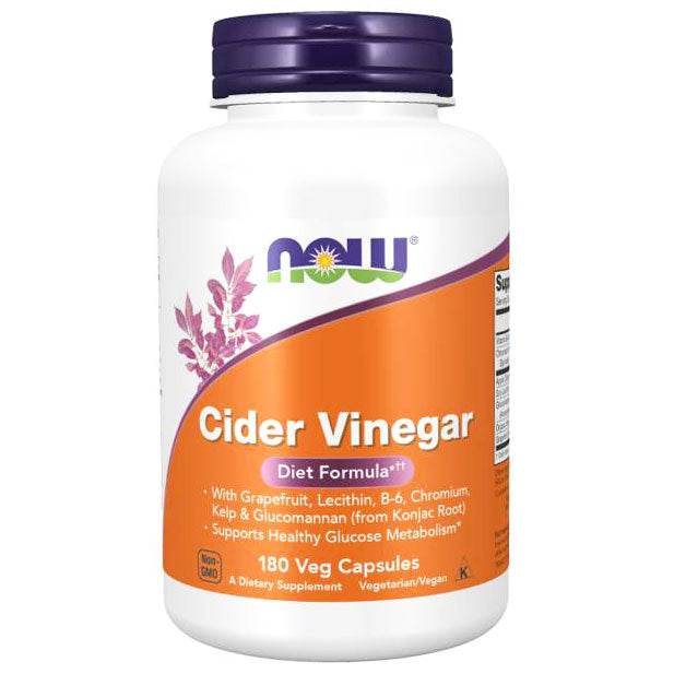 Now Foods Cider Vinegar 180 Capsules - NZ Muscle
