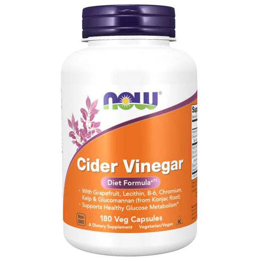 Now Foods Cider Vinegar 180 Capsules - NZ Muscle