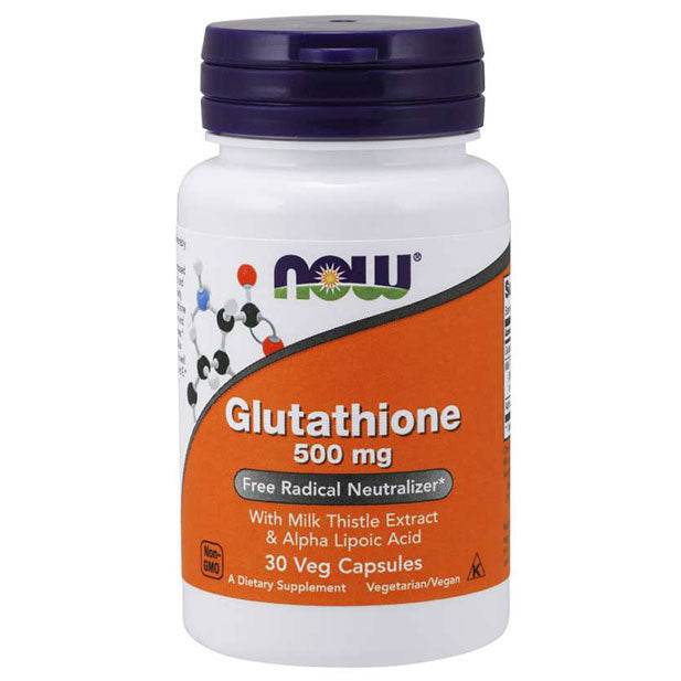 Now Foods Glutathione 500mg, 30 Capsules - NZ Muscle