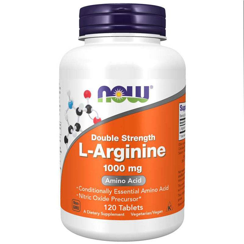 Now Foods L-Arginine 1,000m, 120 Tablets - NZ Muscle