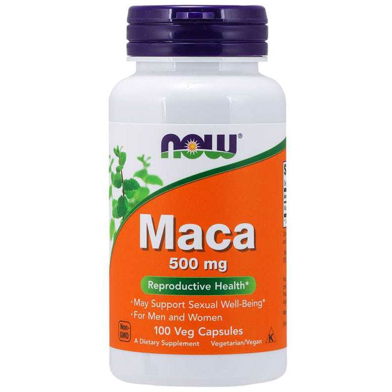 Now Foods Maca 500mg, 100 Capsules - NZ Muscle