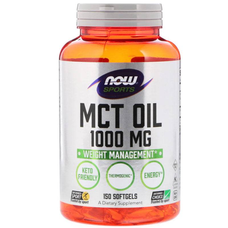 Now Foods MCT 1000mg, 150 Softgel - NZ Muscle