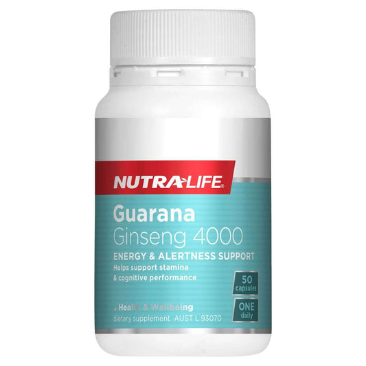 Nutra-Life Guarana Ginseng 4000 - NZ Muscle