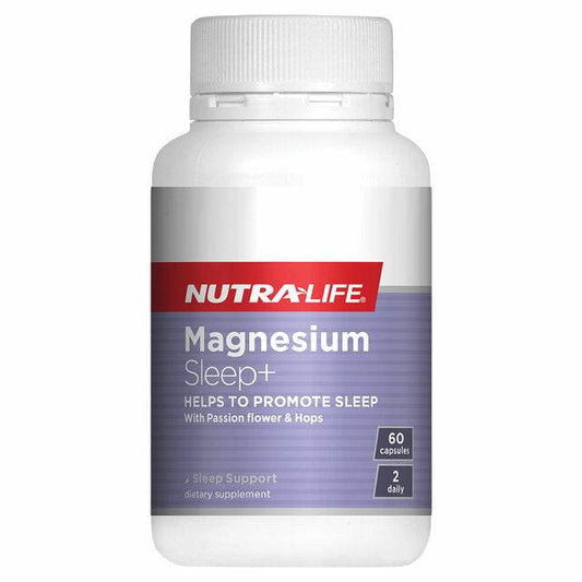 Nutra-life Magnesium Sleep+ 60 Capsules - NZ Muscle