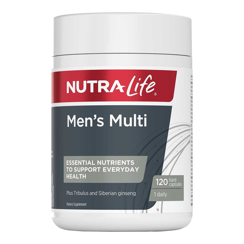 Nutra-Life Mens Multi One-A-Day 120 Capsules