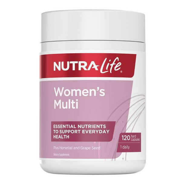 Nutra-Life Womens Multi One-A-Day 120 Capsules