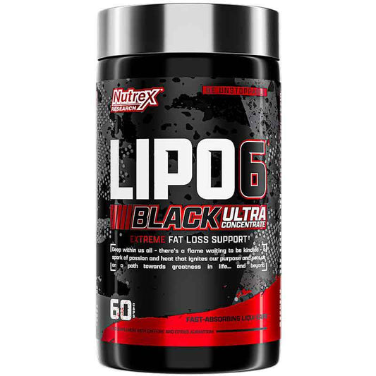 Nutrex Lipo-6 Black Ultra Concentrate 60 Capsules - NZ Muscle
