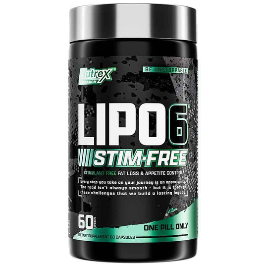 Nutrex Lipo-6 Stim Free 60 Capsules - NZ Muscle