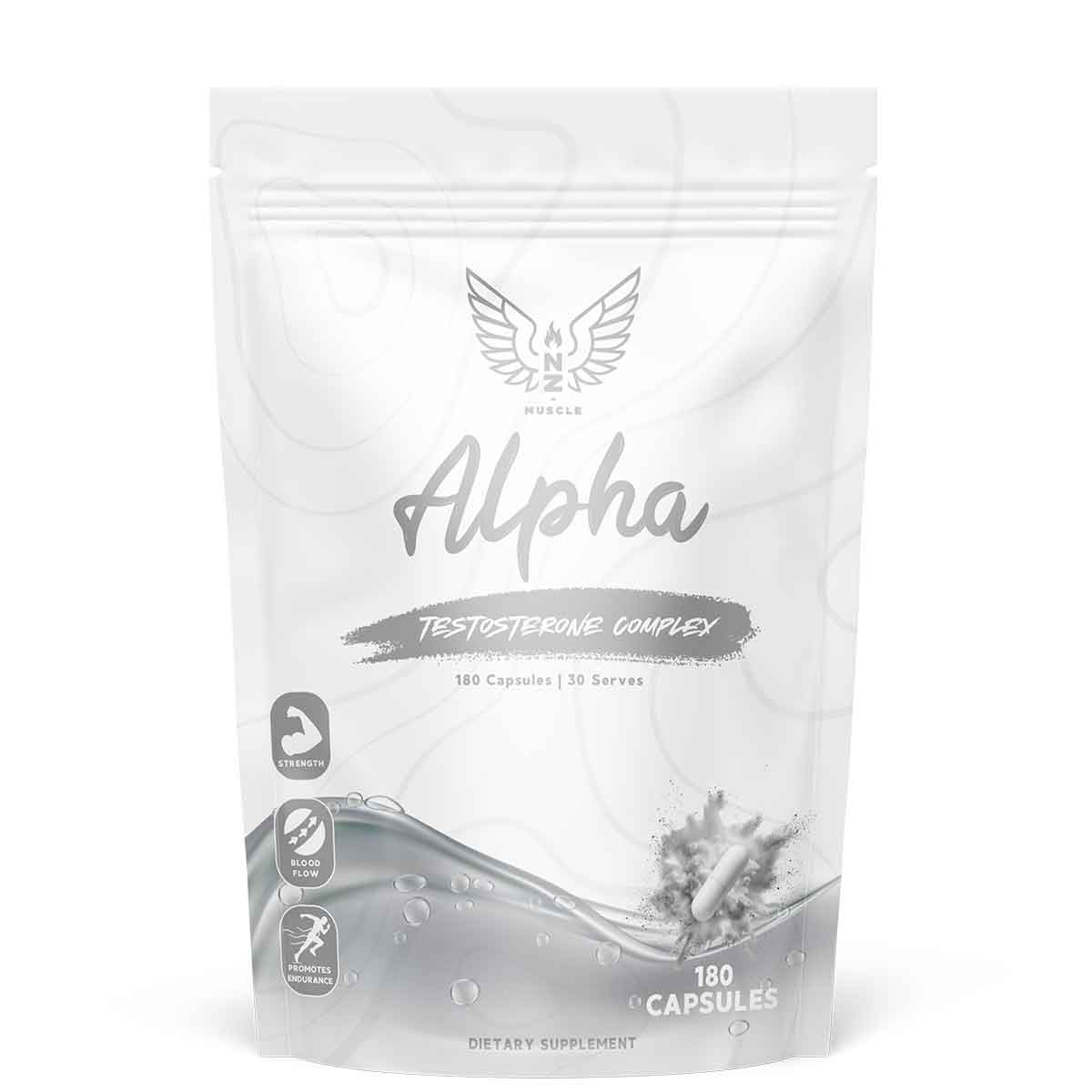 NZ Muscle Alpha 180 Capsules